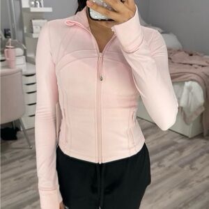lululemon strawberry milkshake cropped define jacket